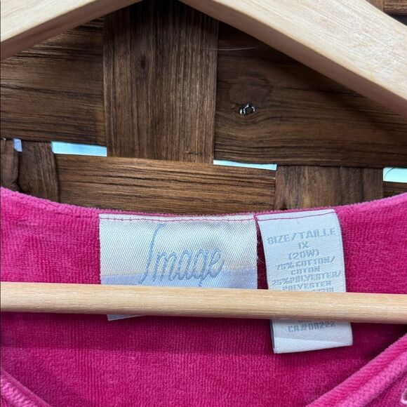 Vintage Pink Long Sleeve Dress - Picture 3 of 3